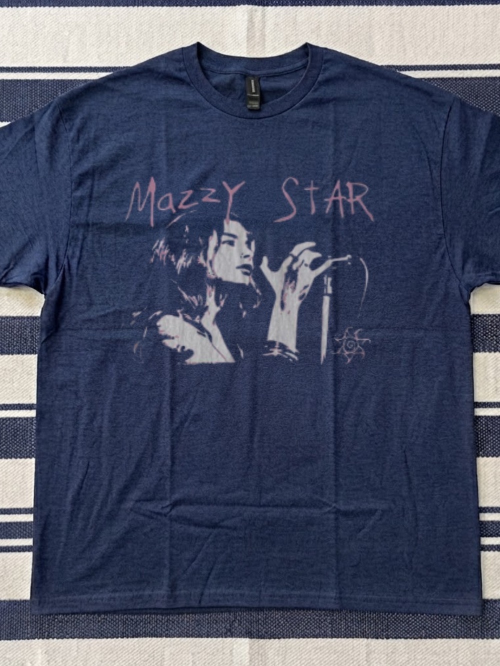 BRAND GILDAN REPRINT navy t shirt